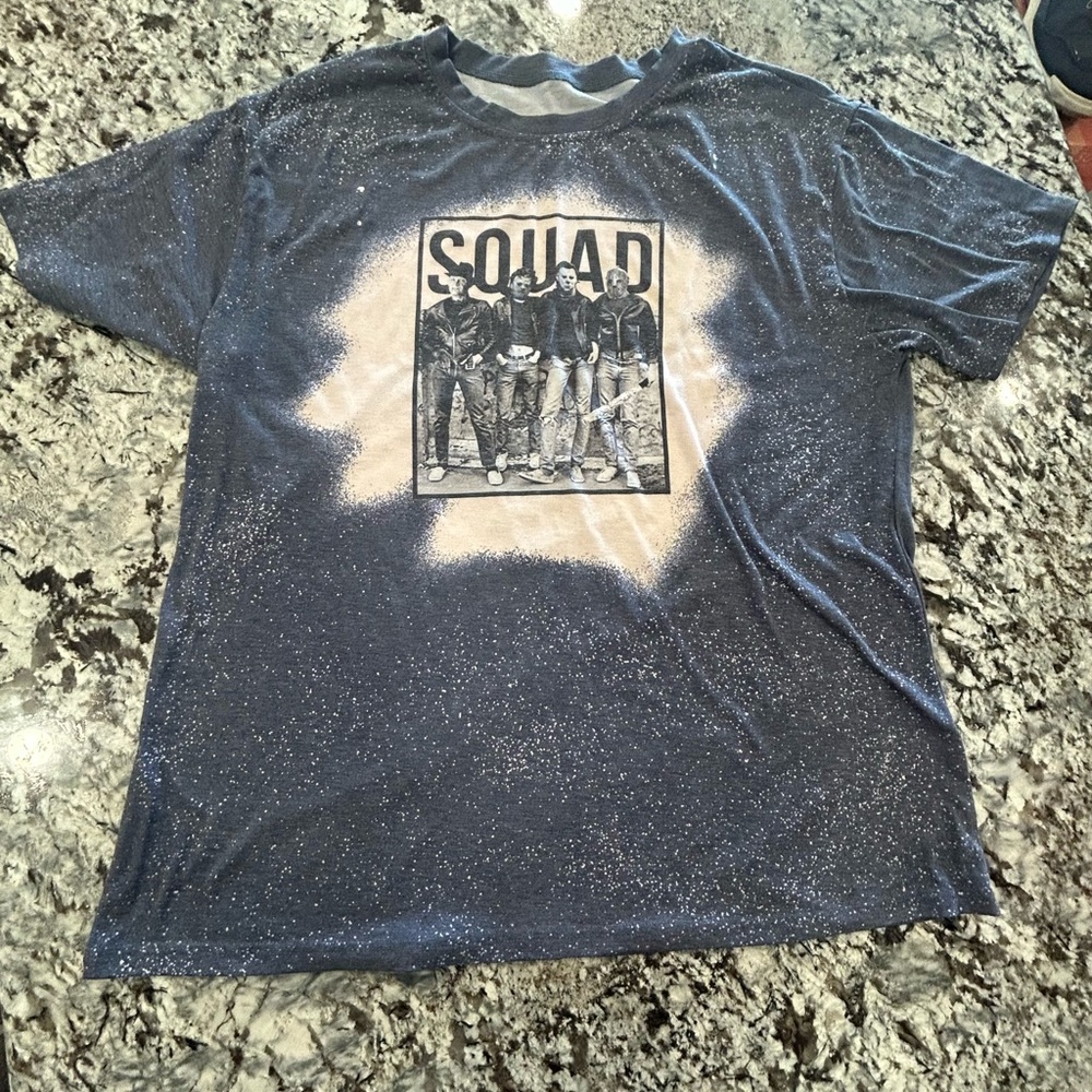 SQUAD Horror Movies Freddy Leather Face Michael Jason Tshirt Adult XL
